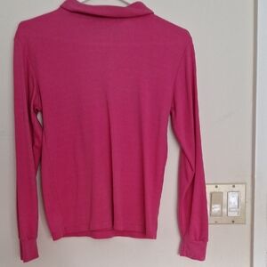 Women's Pink Long Sleeve Top